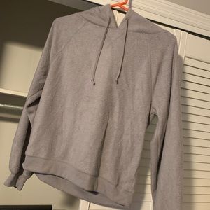 light grey sweatshirt